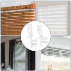 60-Pack Curtain Track Clips – Clear & Silver Snap-In Valance Clips Curtain Track Clips Richie's