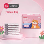 Disposable Dog Diapers Male & Female – 10 Pack Super Absorbent Dog Diapers Richie's