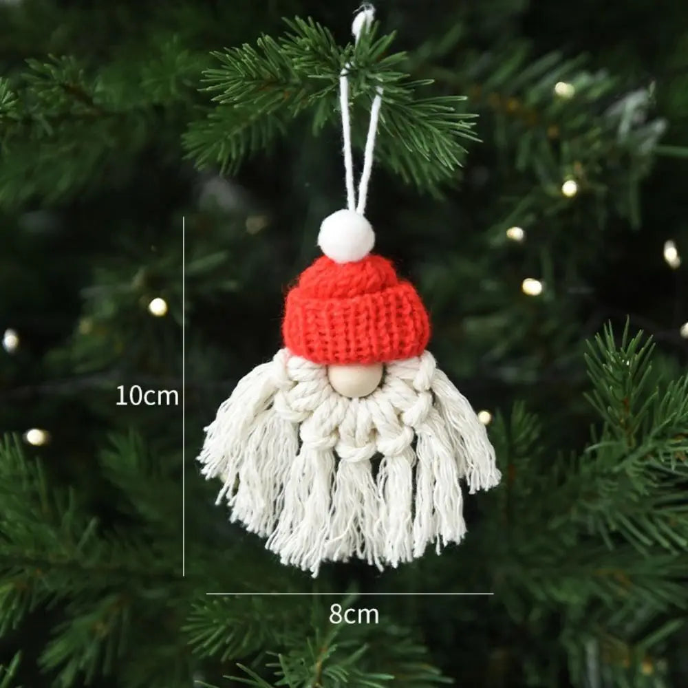 Handmade Woolen Christmas Ornaments – Santa, Elk & Tree Pendants Christmas Ornament Richie's
