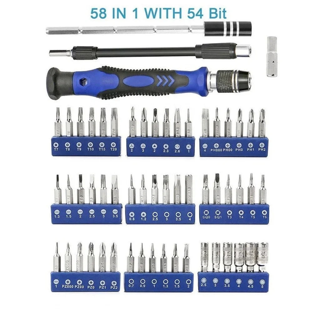 NJBLZQ 60-in-1 Precision Screwdriver Kit | Portable Repair Tool Precision Screwdriver Kit Richie's