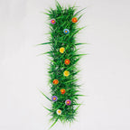 Artificial Grass Turf Mat with Flowers – Fake Green Lawn Decor Artificial Turf Mat Richie's W. 11.5cm