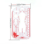 Fashion Illustration Template Ruler – Clothing Design & Quilting Clothing Design Ruler Richie's A2