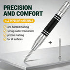 Automatic Spring-Loaded Center Punch – 5" Chrome Vanadium Steel Center Punch Tool Richie's