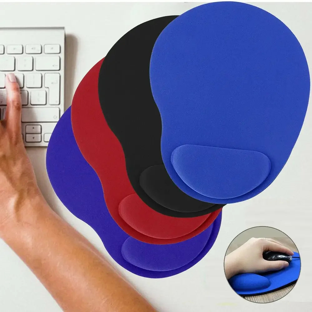 Ergonomic Wrist Rest Mouse Pad – Memory Foam Non-Slip Wrist Rest Mouse Pad Richie's