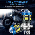 H4 BA20D P15D LED Motorcycle Headlight – Dual Color Hi/Lo Beam Motorcycle LED Headlight Richie's