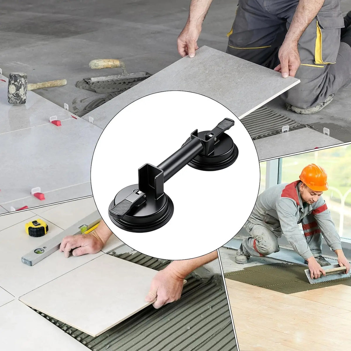 Heavy-Duty Suction Cup Lifter 140KG Aluminum Vacuum Grip Tool Suction Cup Lifter Richie's