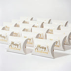 10pcs Golden Foil Christmas Pillow Gift Boxes – Small Wrap Gift Pillow Boxes Richie's