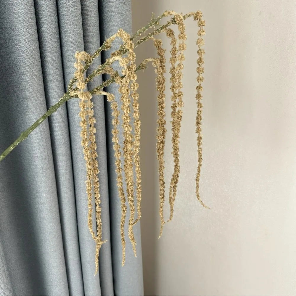 Artificial Amaranthus Caudatus Flower – 11 Spikes, 88cm Artificial Flower Richie's Beige