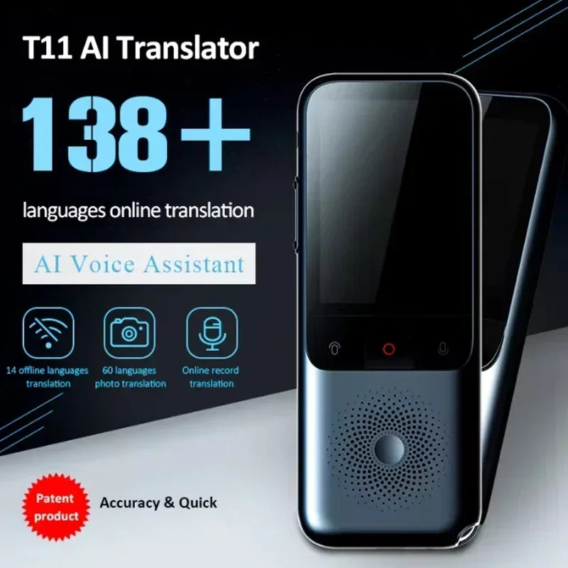 T11 Smart Voice Translator – 138 Languages, Offline & AI Photo Voice Translator Device Richie's