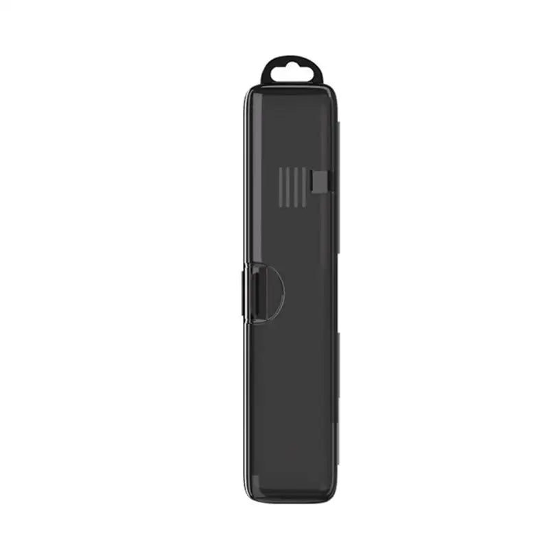 Portable Travel Toothbrush Case & Toothpaste Storage Box Toothbrush Travel Case Richie's Gray
