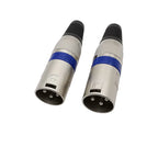 3-Pin XLR Male Female Connectors – Microphone Cable Plug Socket XLR Audio Connector Richie's 2 Male