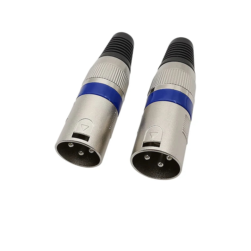 3-Pin XLR Male Female Connectors – Microphone Cable Plug Socket XLR Audio Connector Richie's 2 Male