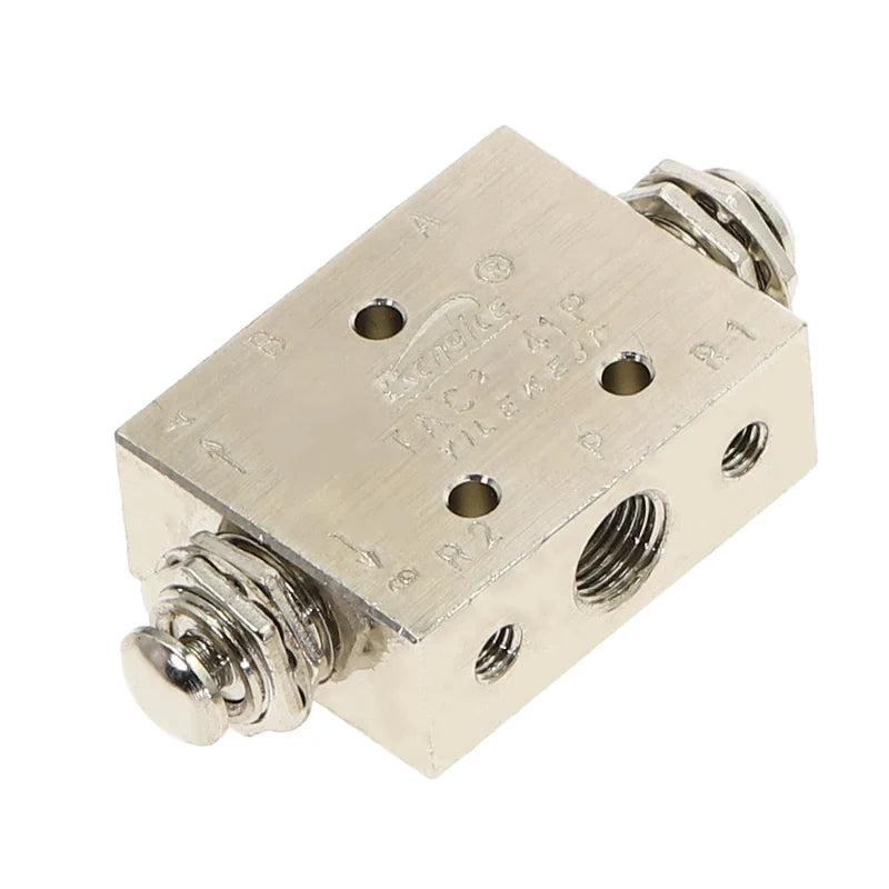 TAC2-41PP Pneumatic Mechanical Valve 2 Position 5 Way Spring Return Pneumatic Control Valve Richie's TAC2-41PP