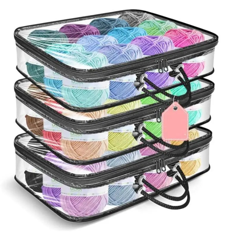 Waterproof PVC Zippered Storage Bags 4-Pack | Closet Organizer Zippered Storage Bags Richie's