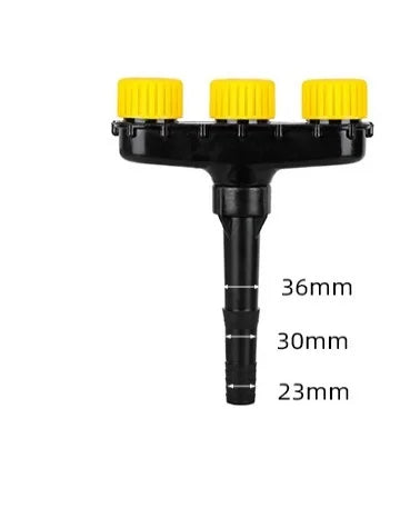 Adjustable Garden Mist Spray Nozzle – Lawn & Farm Irrigation Garden Spray Nozzle Richie's 3 head