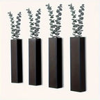 Rustic Wooden Wall-Mounted Vase for Indoor Plants & Home Décor Wall-Mounted Vase Richie's