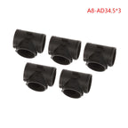 5Pcs T/Y-Shape Three-Way Corrugated Hose Wiring Connector Wiring Harness Connector Richie's A8
