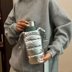Insulated Water Bottle Shoulder Bag – Waterproof PU Sleeve Bottle Shoulder Bag Richie's