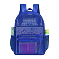 Women's Transparent Mesh Backpack – Lightweight Travel Student Bag Mesh Backpack Richie's Blue