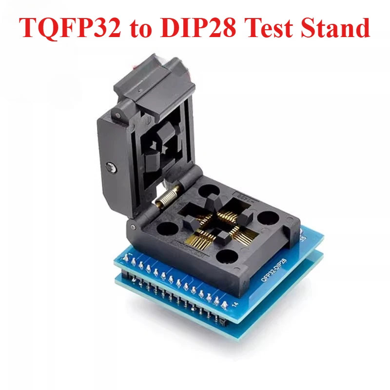 TQFP PSOP PLCC to DIP IC Adapter Socket Set – 4 Types IC Adapter Socket Richie's TQFP32 to DIP28
