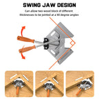 90° Corner Clamp 2pcs – Aluminum Alloy Swing Jaw Woodworking Woodworking Corner Clamp Richie's