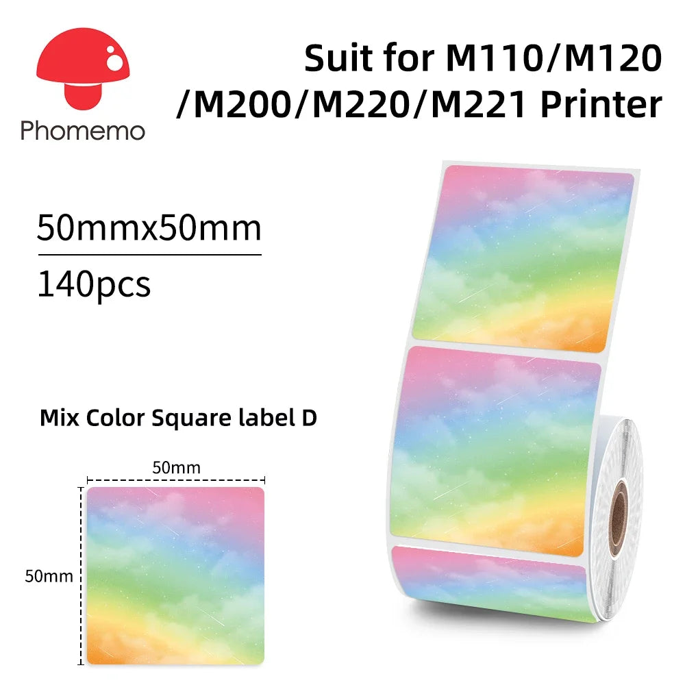 Waterproof Thermal Labels 40x30mm for Phomemo M110 M200 Printers