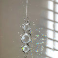 Crystal Glass Sun Catcher Rainbow Prism Hanging Pendant Sun Catcher Pendant Richie's Silver-2