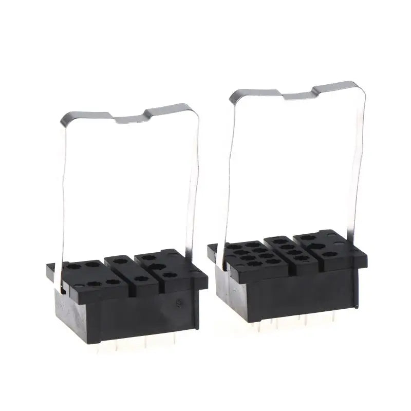 PT08-0 8-Pin Relay Socket Bracket for DIY Electronics (2 Pcs) Relay Socket Bracket Richie's