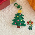 Handmade Christmas Woven Keychain Pendant – Santa & Tree Charm Christmas Keychain Pendant Richie's 4