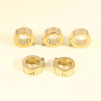 Stainless Steel Round Clasp Buckles for Jewelry Making – 1/5 Pcs Jewelry Clasp Buckle Richie's gold 10mm 5pcs