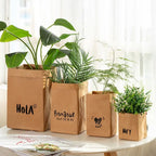 Reusable Washable Kraft Paper Bag – Large Capacity Shopping Tote Reusable Shopping Bag Richie's