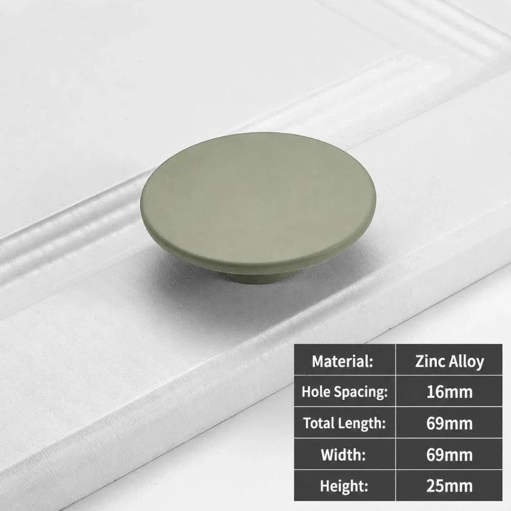 Zinc Alloy Cabinet Door Handle & Drawer Knob | Colorful Cabinet Door Handle Richie's 04-Green