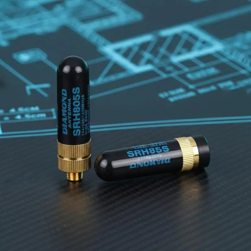 SRH805S Dual Band Antenna UHF VHF SMA-M for YAESU Walkie Talkie Dual Band Antenna Richie's