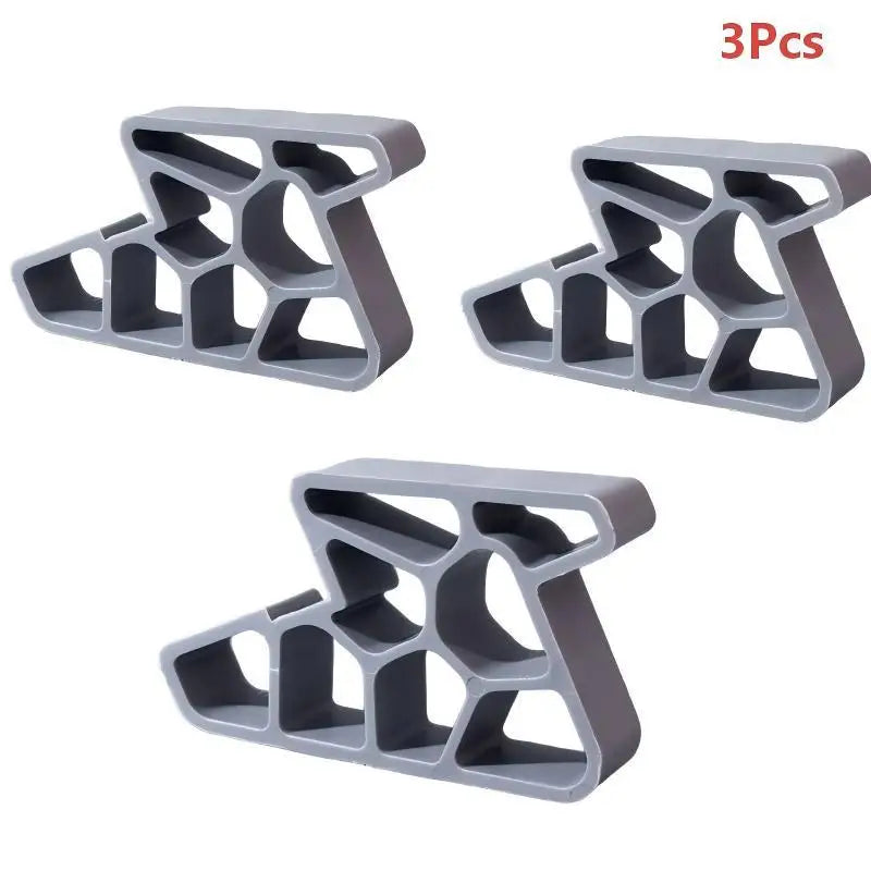 3-Pack Sliding Window Stopper Door Wedge Non-Slip Track Lock Window Door Stopper Richie's Gray