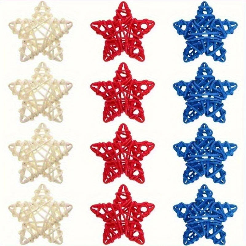 Woven Rattan Star Ornaments – Holiday & Home Window Décor Hanging Star Ornament Richie's