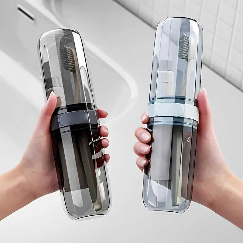 Portable Toothbrush Travel Kit – Mouthwash Cup & Storage Case Oral Care Travel Kit Richie's