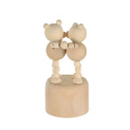 Wooden Push Puppet Animal Desktop Ornaments – 5 Fun Shapes Desktop Wood Ornament Richie's Duo 4XL