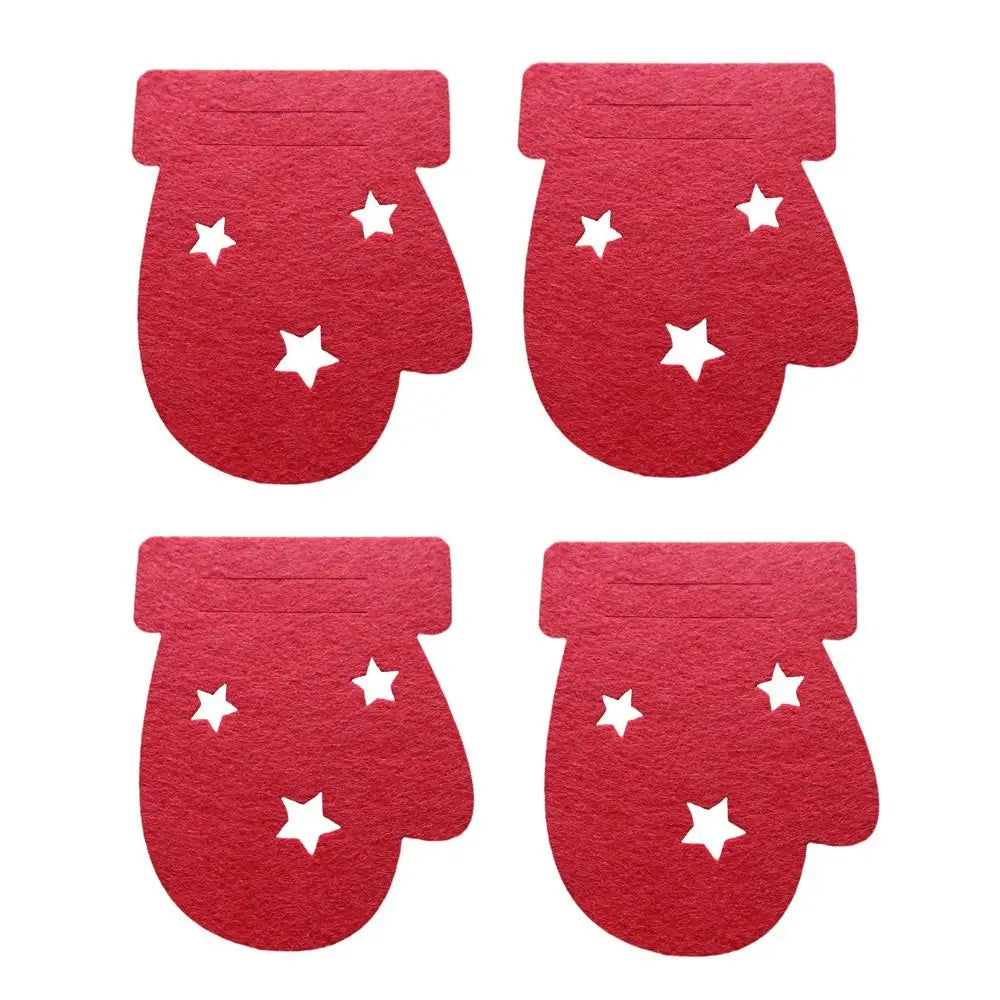 Christmas Cutlery Holder Bags | Festive Non-Woven Fabric 4 Pcs Cutlery Holder Bags Richie's 26
