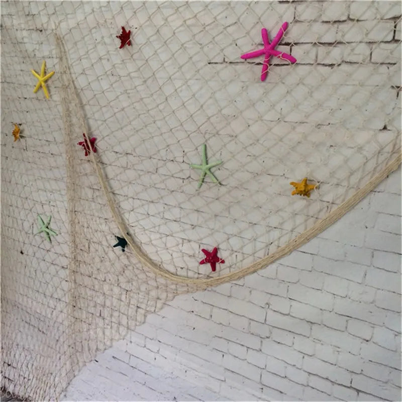Nautical Fishing Net Wall Hanging – Coastal Home Décor Wall Hanging Decor Richie's