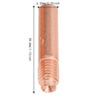20Pcs Copper MIG Welding Contact Tips – Miller Millermatic Fit Welding Contact Tips Richie's
