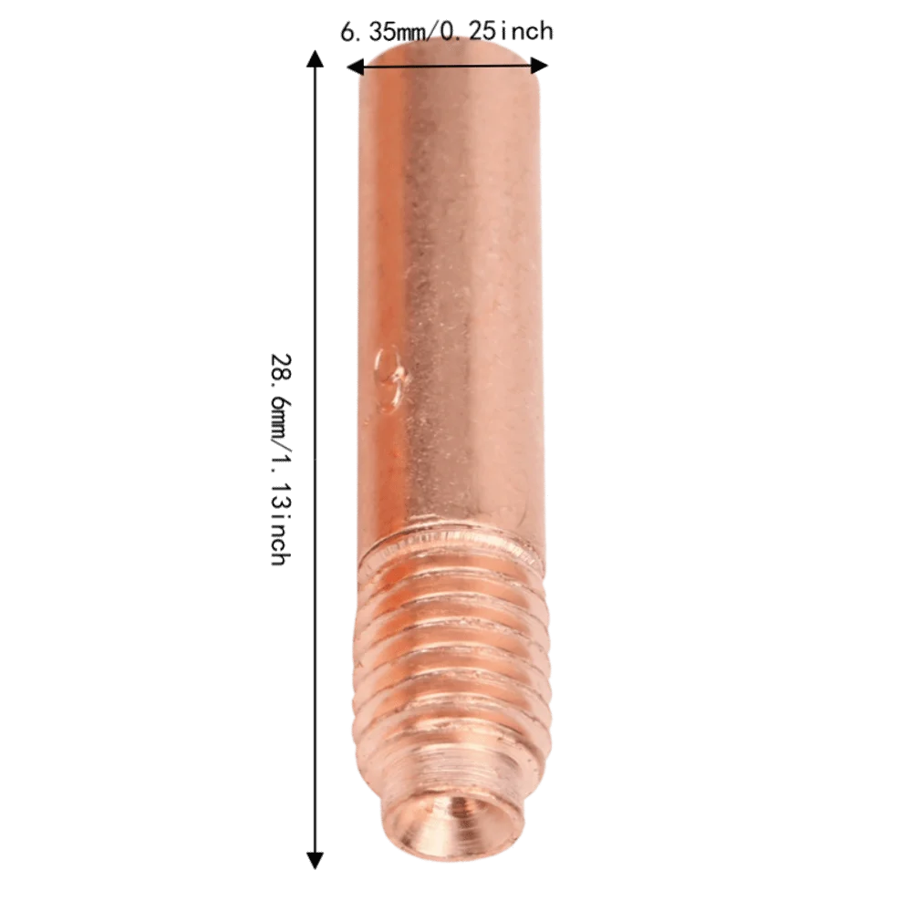 20Pcs Copper MIG Welding Contact Tips – Miller Millermatic Fit Welding Contact Tips Richie's