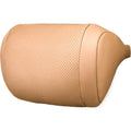 Luxury Leather Car Neck Headrest Pillow – Ergonomic Support Car Headrest Pillow Richie's BrownB