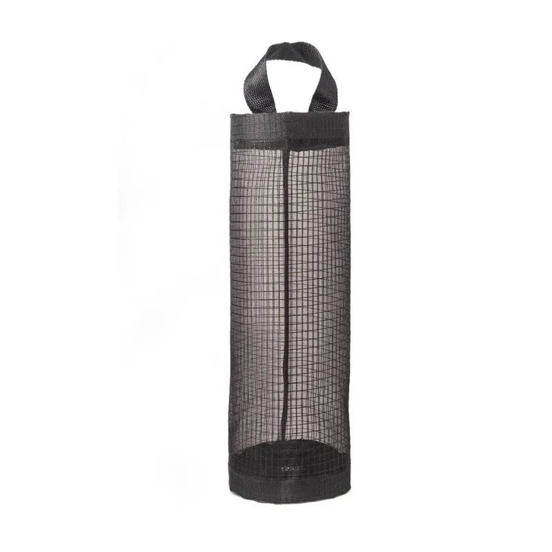 Wall Mount Grocery Bag Holder & Kitchen Bag Dispenser Bag Holder Dispenser Richie's black 1pcs