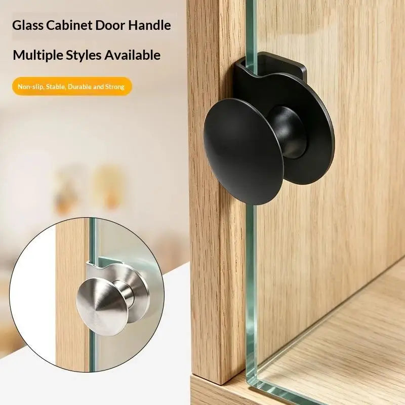 No-Drill Stainless Steel Glass Cabinet Door Pull Handle Cabinet Door Handle Richie's