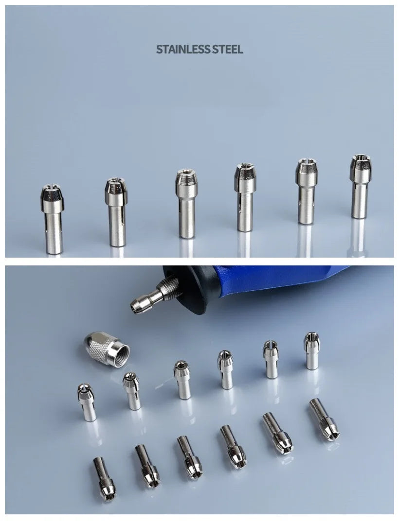 5Pcs Mini Drill Collet Chuck Set for Dremel Rotary Tools Rotary Tool Collet Richie's