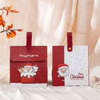 5-Pack Christmas Gift Boxes with Leather Handles – Kraft Paper Christmas Gift Box Richie's