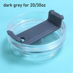 Replacement Spill-Proof Lid for Tyeso 20/30oz Tumbler Cap Tumbler Replacement Lid Richie's darkgrey for 20 30oz
