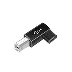 USB C to USB B 2.0 Adapter – MIDI, Printer & Scanner USB Adapter Richie's Vertical Black