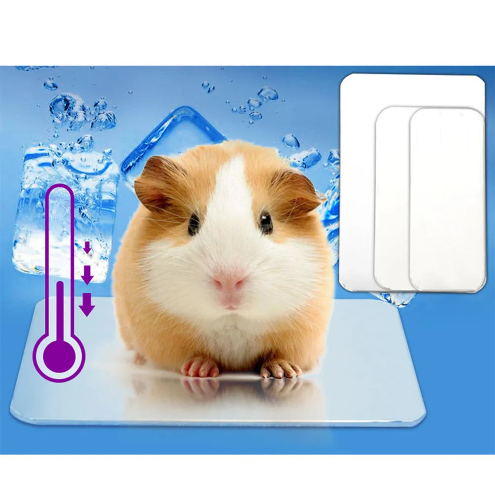 Small Pet Cooling Pad – Steel Mat for Hamster Rabbit Chinchilla Pet Cooling Pad Richie's