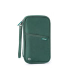 Family Travel Passport Wallet & Document Organizer Travel Passport Wallet Richie's green